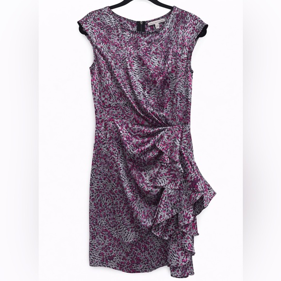 Cynthia Steffe Dresses & Skirts - Seamline‎ Cynthia Steffe Abstract Ruffle Dress Size 4 NWOT